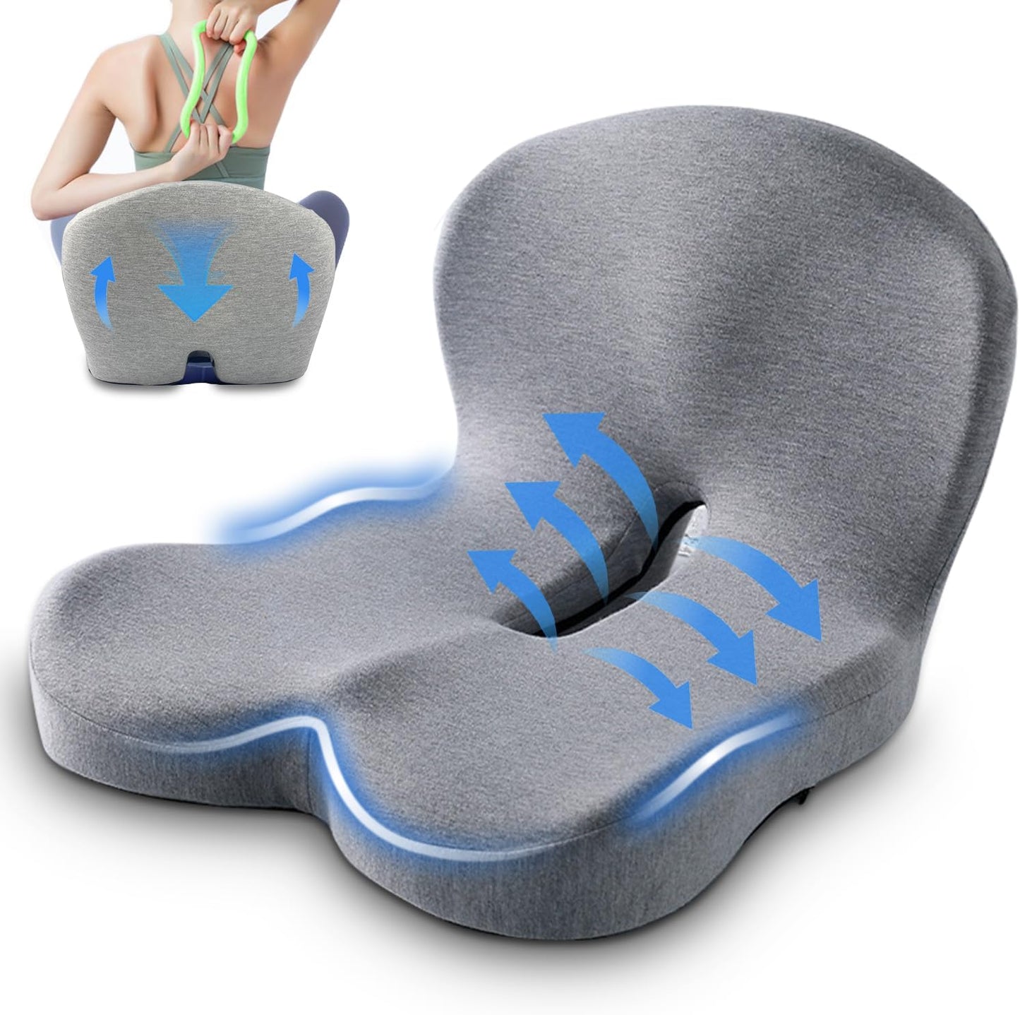 Ergonomisch Zitkussen voor Ischiasverlichting